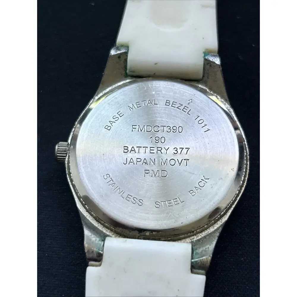 Silver Tone Rhinestone Bezel Women’s Quartz Watch